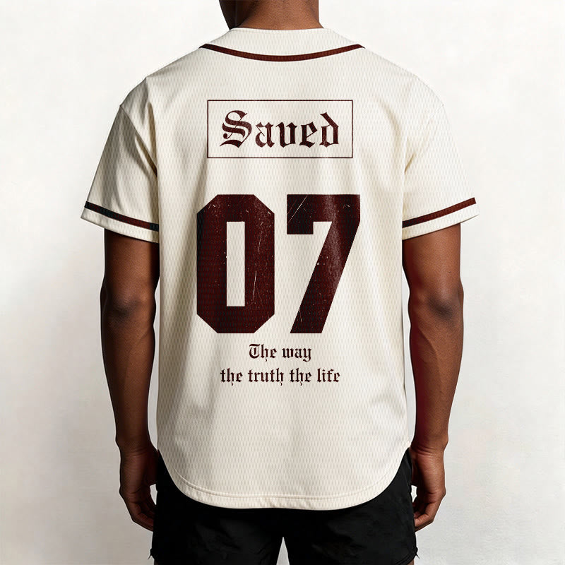 Christianartworkshop The Way The Truth The Life Faith Baseball Jersey - image 4