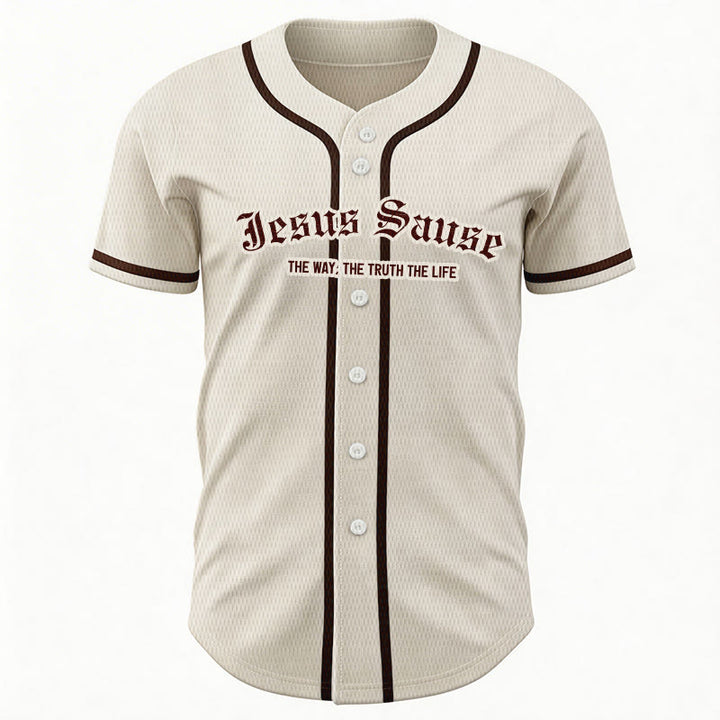 Christianartworkshop The Way The Truth The Life Faith Baseball Jersey - image 3