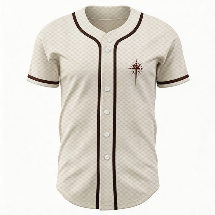 Christianartworkshop Jesus Is King Angel Wings Cross Faith Statement Custom Baseball Jersey - image 17