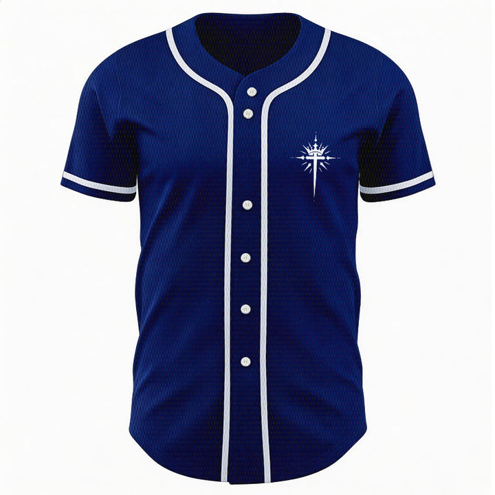 Christianartworkshop Jesus Is King Angel Wings Cross Faith Statement Custom Baseball Jersey - image 10