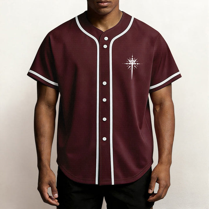 Christianartworkshop Jesus Is King Angel Wings Cross Faith Statement Custom Baseball Jersey - image 36