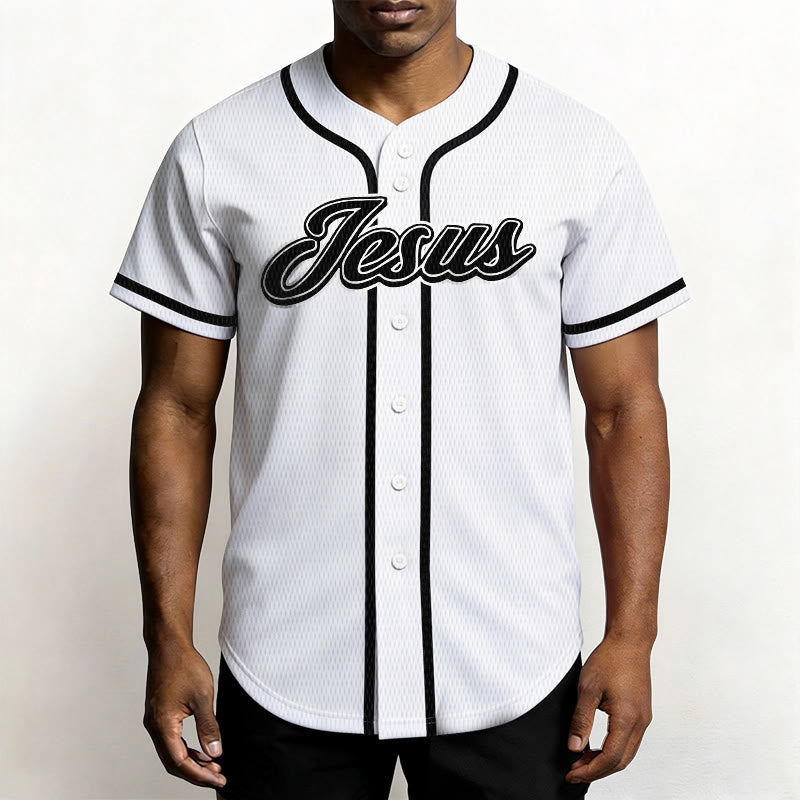 Christianartworkshop Team Jesus Matthew 28:19 Go And Make Disciples Unisex Baseball Jersey - image 8