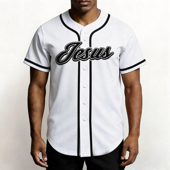 Christianartworkshop Team Jesus Matthew 28:19 Go And Make Disciples Unisex Baseball Jersey - image 8