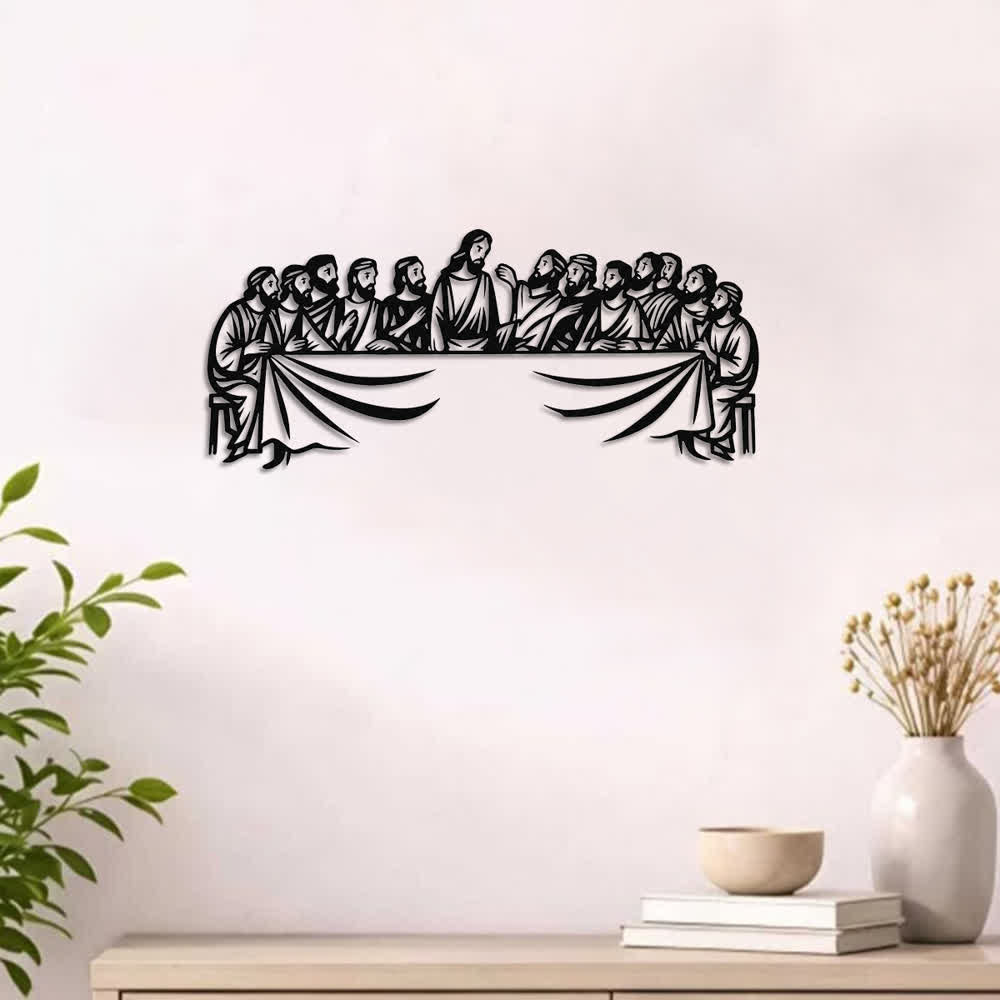 Christianartworkshop Faithful Representation The Last Supper Metal Wall Decor - image 1