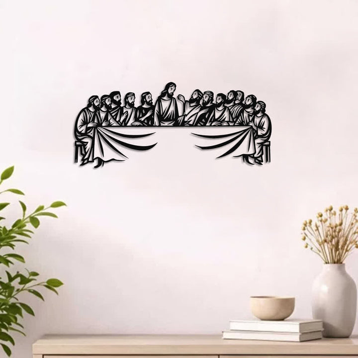 Christianartworkshop Faithful Representation The Last Supper Metal Wall Decor - image 1