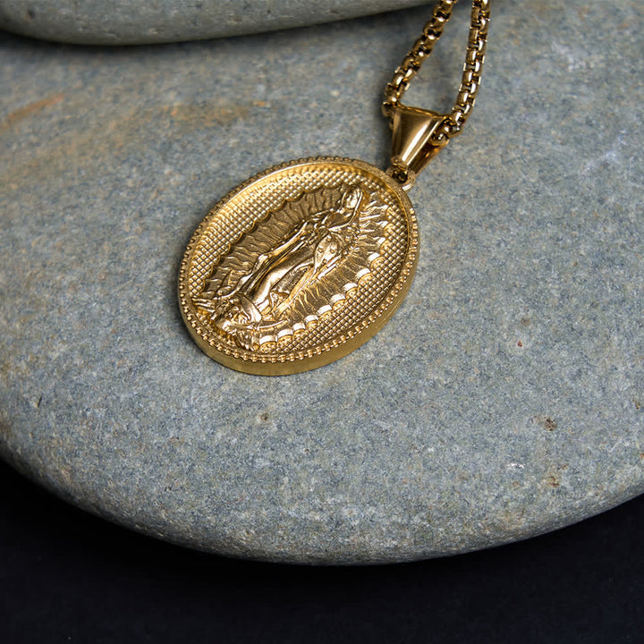 Christianartworkshop Our Lady of Guadalupe Virgin Mary Necklace - image 10
