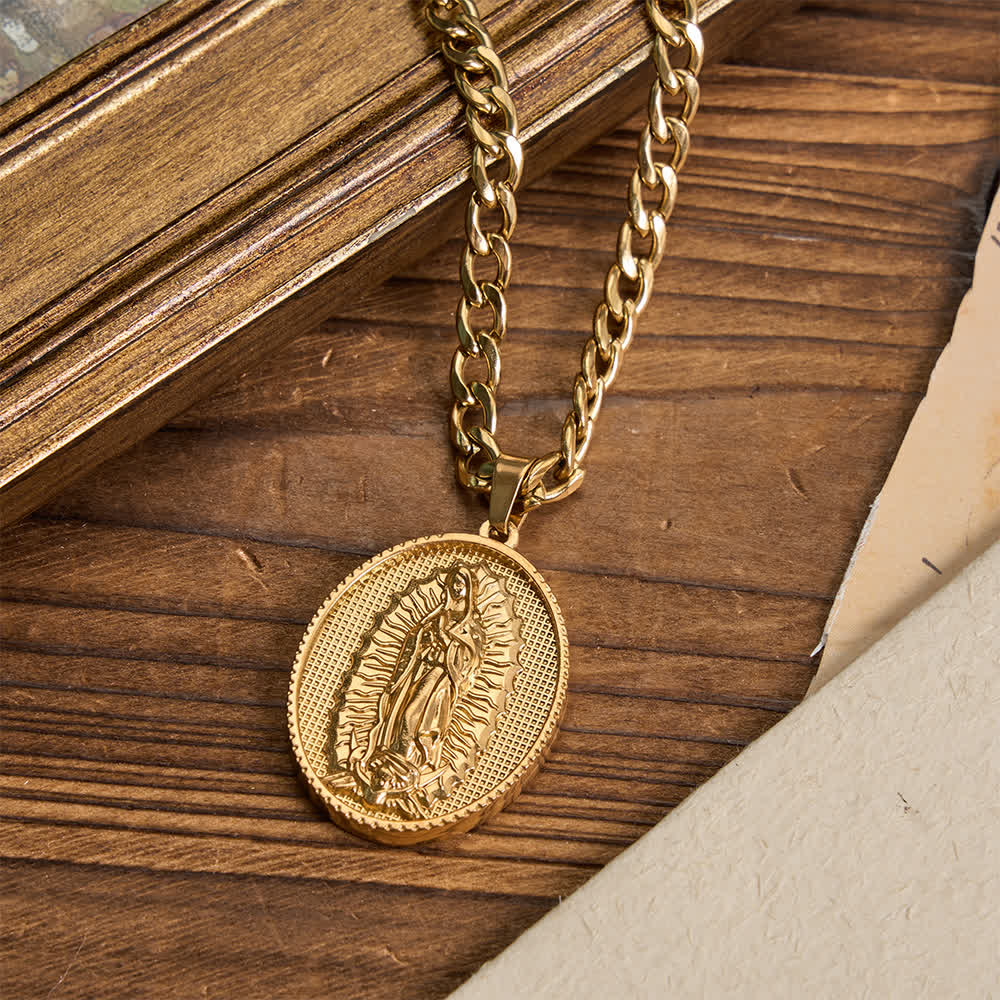Christianartworkshop Our Lady of Guadalupe Virgin Mary Necklace - image 4