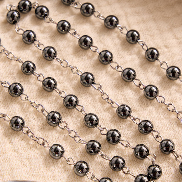 FREE Today: Portable Saint Benedict Hematite Rosary With Engraved Metal Storage Case - image 5