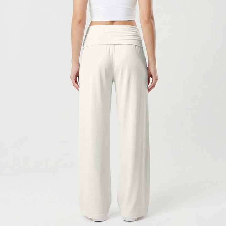 Christianartworkshop Can't Do & Can Do Faith Cartoon Letter Art Casual Faith Women’s Wide Leg Pants - image 2