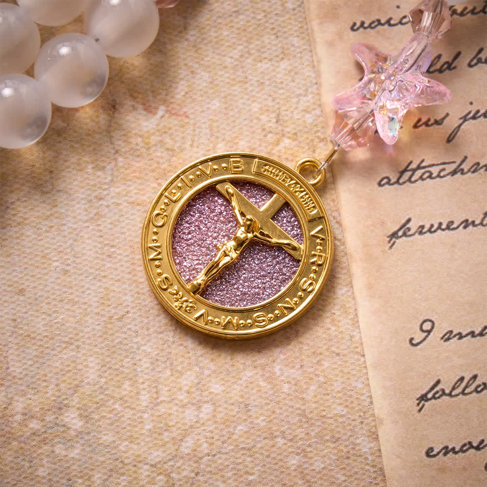 FREE Today: Summer Ocean Themed Frosted Matte Bead Rosary With Starfish & Fish Crystal Charms - image 7