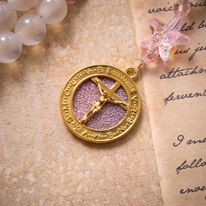 FREE Today: Summer Ocean Themed Frosted Matte Bead Rosary With Starfish & Fish Crystal Charms - image 7