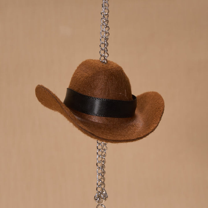 Christianartworkshop Cowboy Hat Compass Wooden Cross Car Pendant: Timeless Token of Steady Heavenly Guidance - image 6