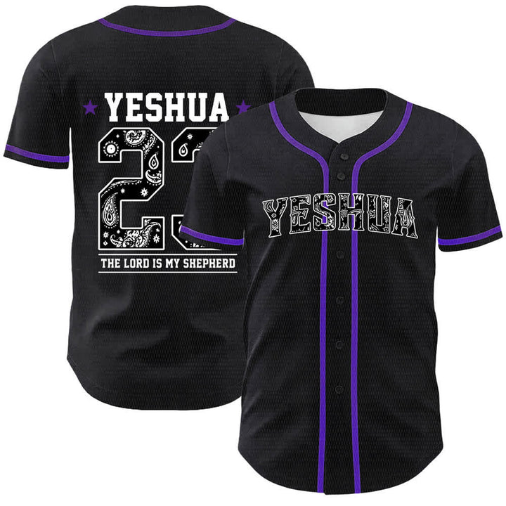 Christianartworkshop Be Strong In The Lord Templar Knight Jesus Unisex Baseball Jersey - Purple - 5XL - image 18