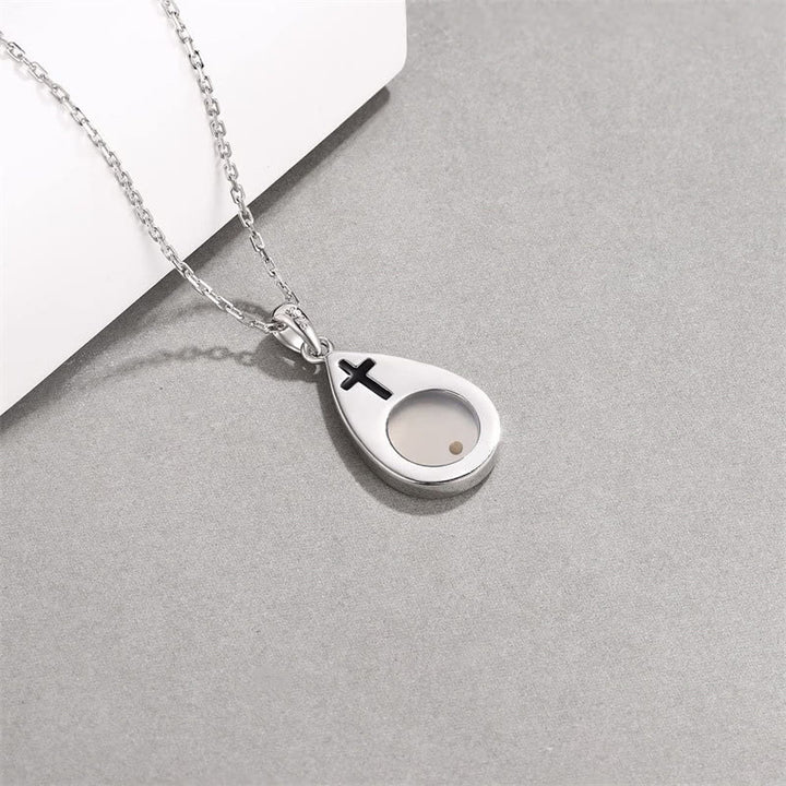 Christianartworkshop Teardrop Mustard Seed Faith Pendant Necklace: Emblem of Mighty Gentle Hope - image 3
