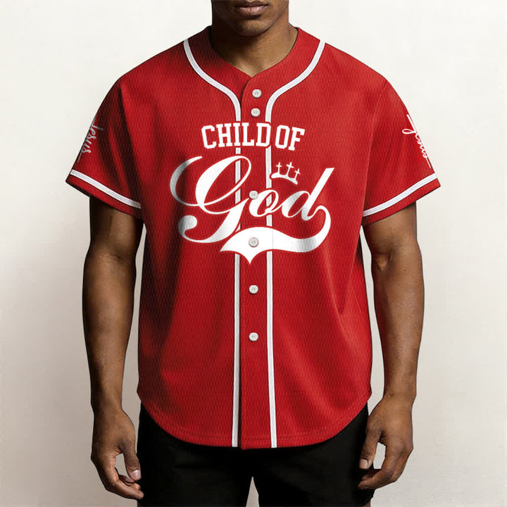 Christianartworkshop Child Of God Personalized Name Number Unisex Custom Baseball Jersey - image 20