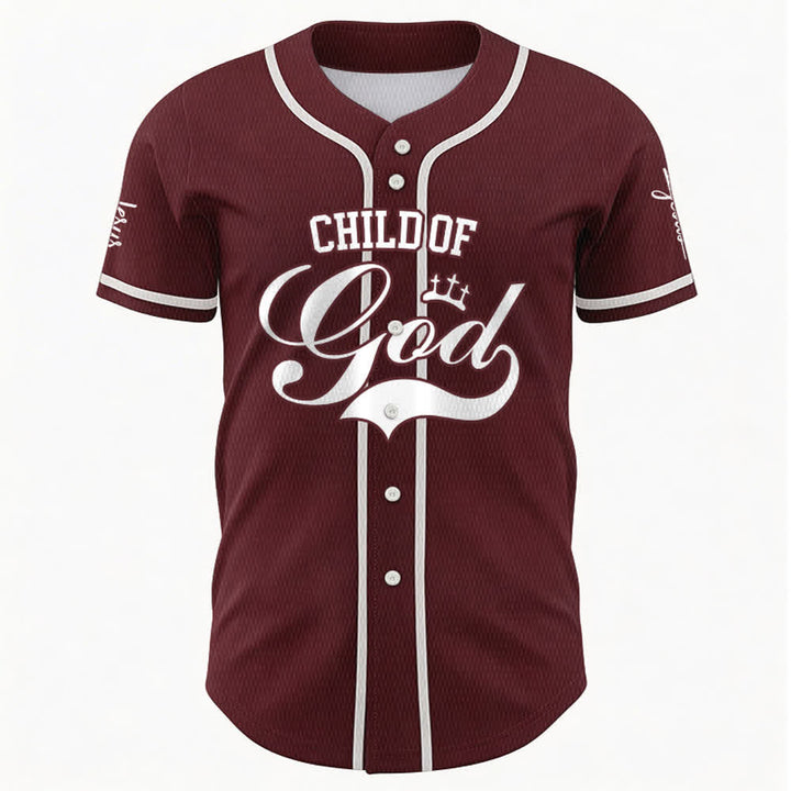 Christianartworkshop Child Of God Personalized Name Number Unisex Custom Baseball Jersey - image 25