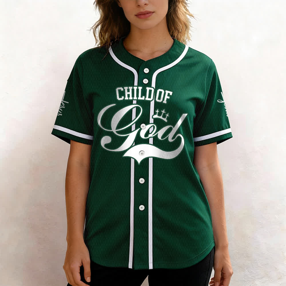 Christianartworkshop Child Of God Personalized Name Number Unisex Custom Baseball Jersey - image 53