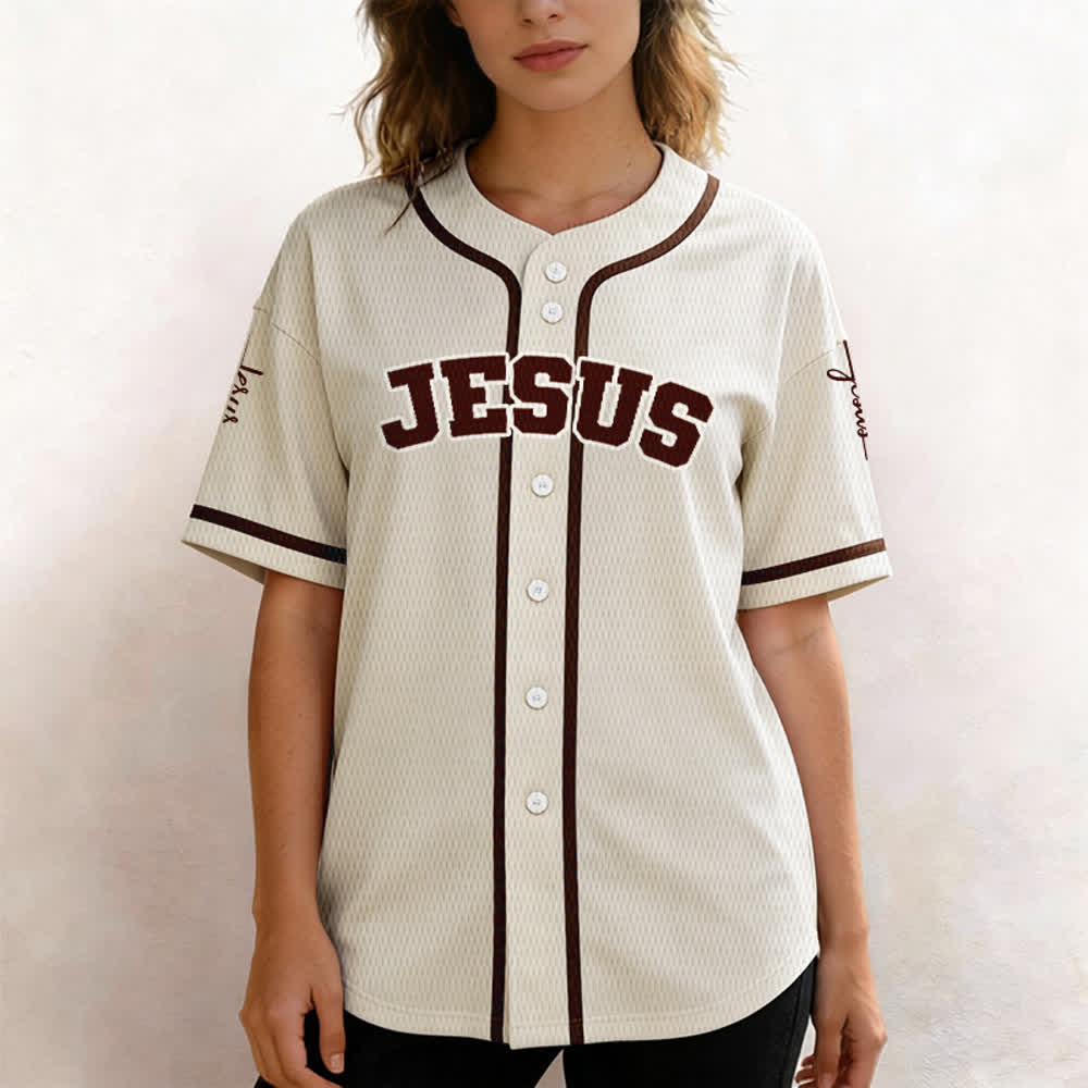 Christianartworkshop Classic Jesus Personalized Sportswear Unisex Custom Baseball Jersey - image 62