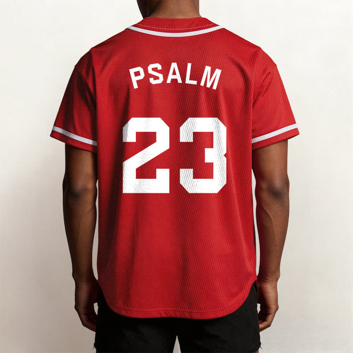 Christianartworkshop Retro Sport Style Psalm 23 Unisex Baseball Jersey - image 27