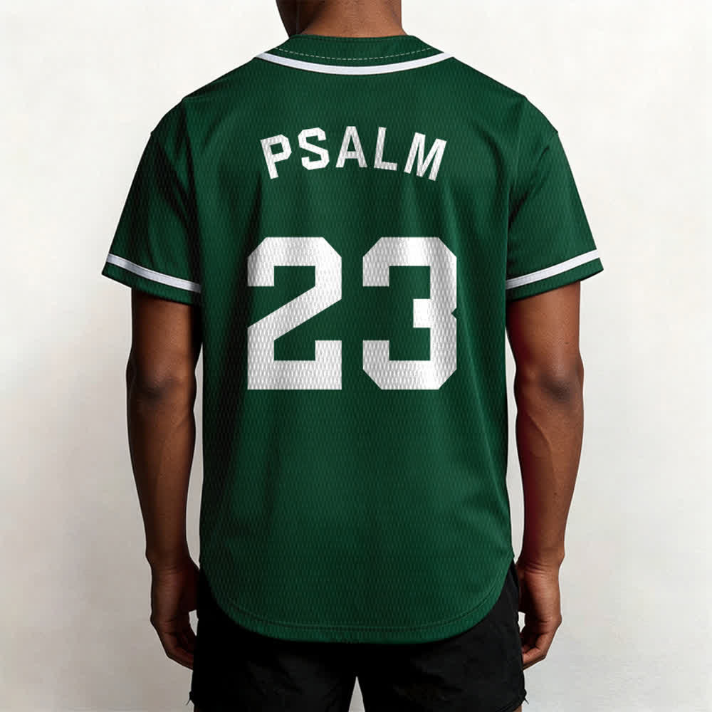 Christianartworkshop Retro Sport Style Psalm 23 Unisex Baseball Jersey - image 46