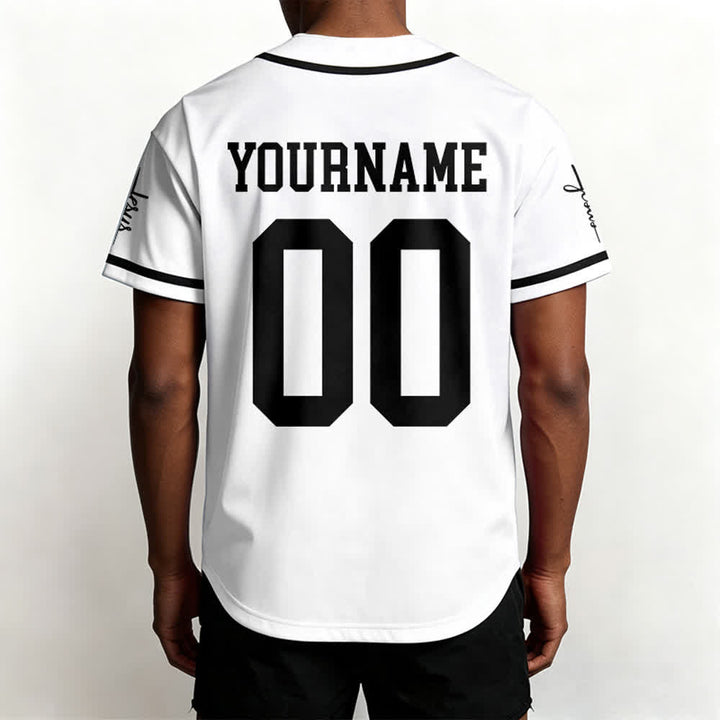 Christianartworkshop Bold Team Jesus Custom Name Number Unisex Custom Baseball Jersey - image 14