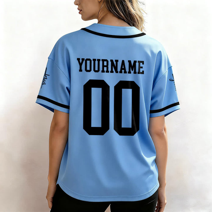 Christianartworkshop Bold Team Jesus Custom Name Number Unisex Custom Baseball Jersey - image 42
