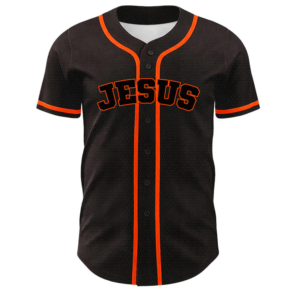 Christianartworkshop Team Jesus Number 7 Was Is Is To Come Unisex Baseball Jersey - image 17
