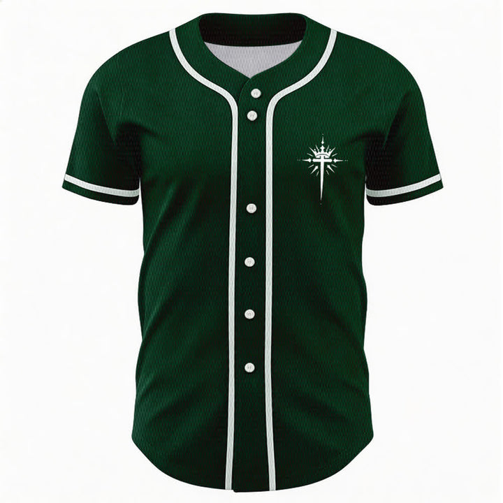 Christianartworkshop Jesus Is King Angel Wings Cross Faith Statement Custom Baseball Jersey - image 51