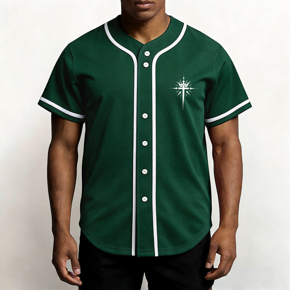 Christianartworkshop Jesus Is King Angel Wings Cross Faith Statement Custom Baseball Jersey - image 55