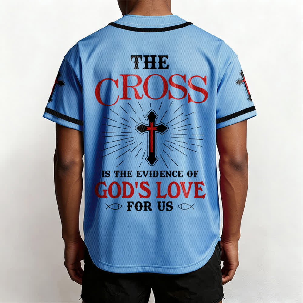 Christianartworkshop The Cross Is The Evidence Of God's Love Unisex Baseball Jersey - image 31