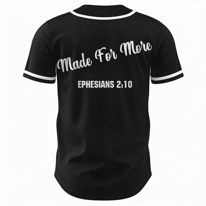 Christianartworkshop Made For More Ephesians 2:10 Unisex Baseball Jersey - image 15