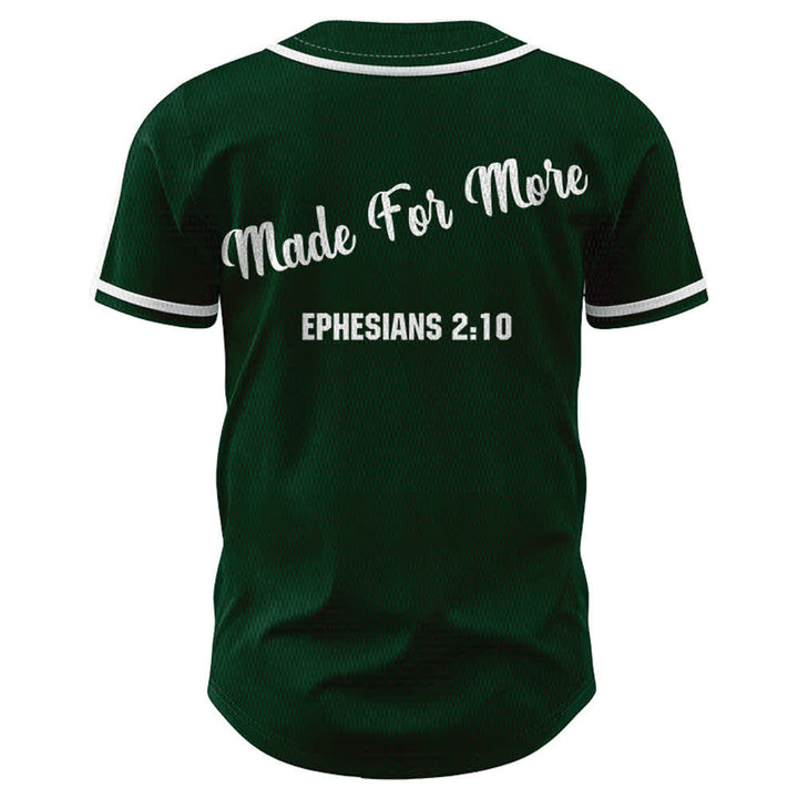 Christianartworkshop Made For More Ephesians 2:10 Unisex Baseball Jersey - image 43