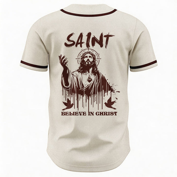 Christianartworkshop Saint Believe In Christ Unisex Baseball Jersey - image 50