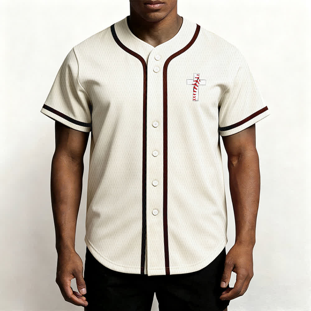 Christianartworkshop Philippians 4:13 I Can Do All Things Unisex Baseball Jersey - image 6