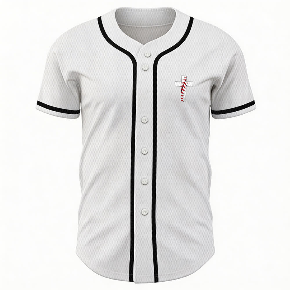 Christianartworkshop Philippians 4:13 I Can Do All Things Unisex Baseball Jersey - image 9