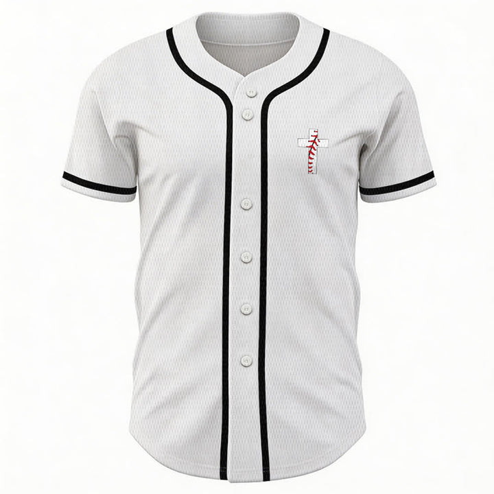 Christianartworkshop Philippians 4:13 I Can Do All Things Unisex Baseball Jersey - image 9