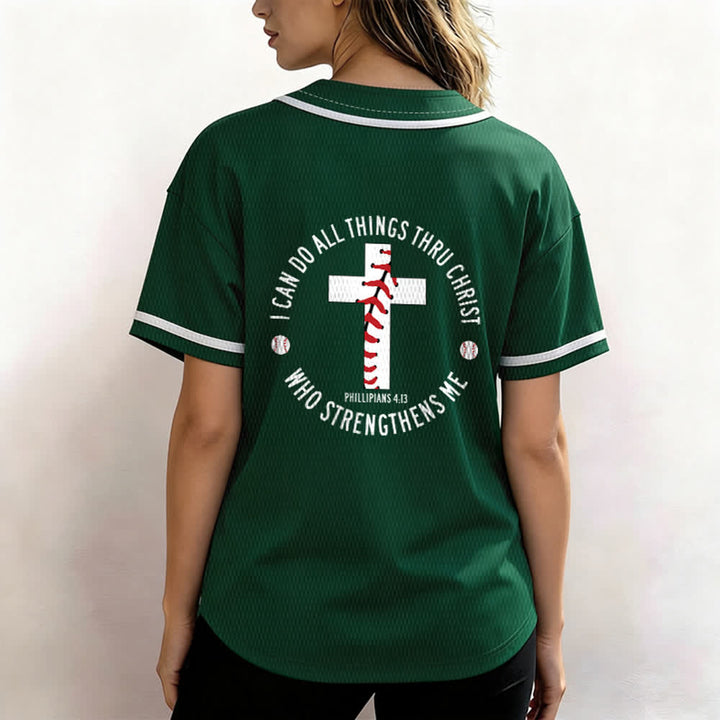 Christianartworkshop Philippians 4:13 I Can Do All Things Unisex Baseball Jersey - image 52