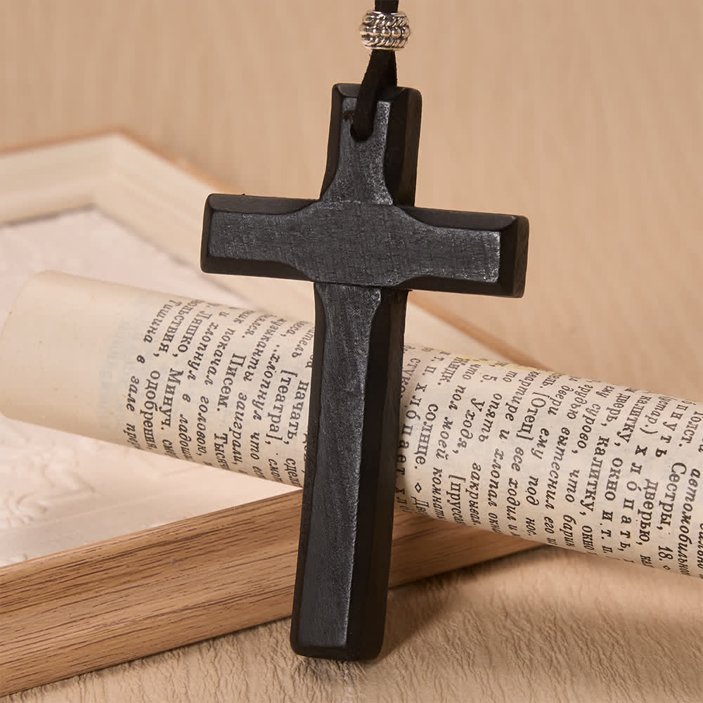 FREE Today: Cowboy Hat Angel Wing Wooden Cross Car Pendant: Timeless Token of Faithful Heavenly Safeguard - image 24