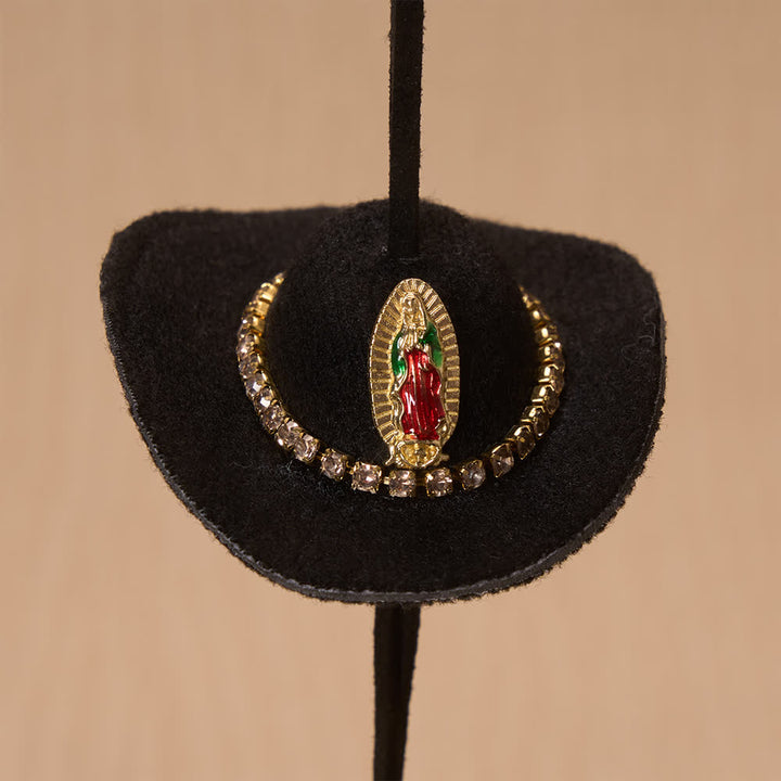 FREE Today: Cowboy Hat Angel Wing Wooden Cross Car Pendant: Timeless Token of Faithful Heavenly Safeguard - image 27