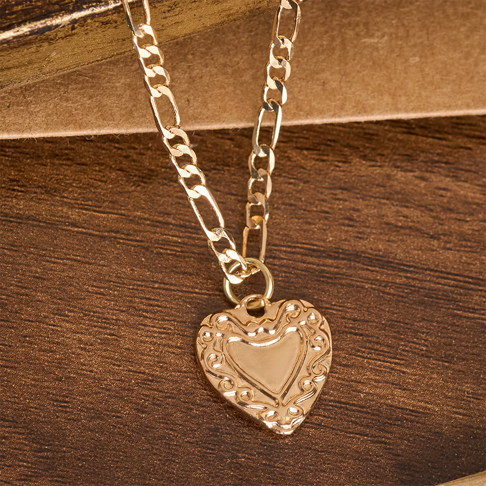 FREE Today: Vintage Layered Jeweled Cross & Pearl Heart Chain Necklace: Emblem of Timeless Heavenly Mercy - image 5