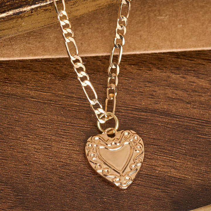 FREE Today: Vintage Layered Jeweled Cross & Pearl Heart Chain Necklace: Emblem of Timeless Heavenly Mercy - image 5