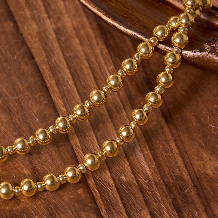Christianartworkshop Versatile Layerable Bead Rosary Bracelet: Emblem of Warm Celestial Blessing - image 10