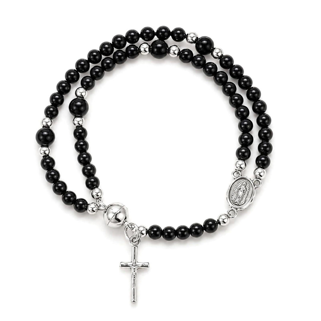 FREE Today: Versatile Layerable Bead Rosary Bracelet: Emblem of Warm Celestial Blessing - image 22