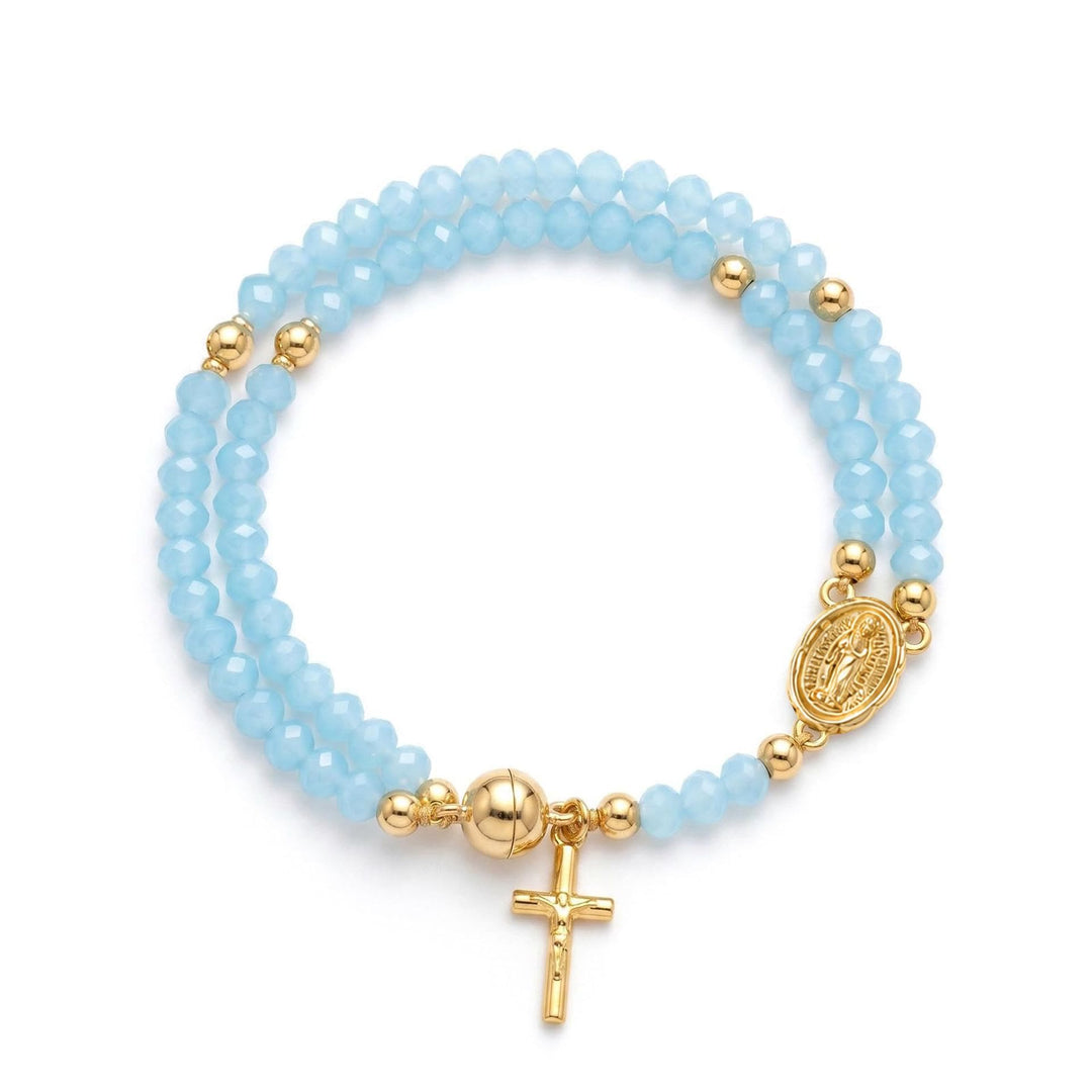 FREE Today: Versatile Layerable Bead Rosary Bracelet: Emblem of Warm Celestial Blessing - image 21