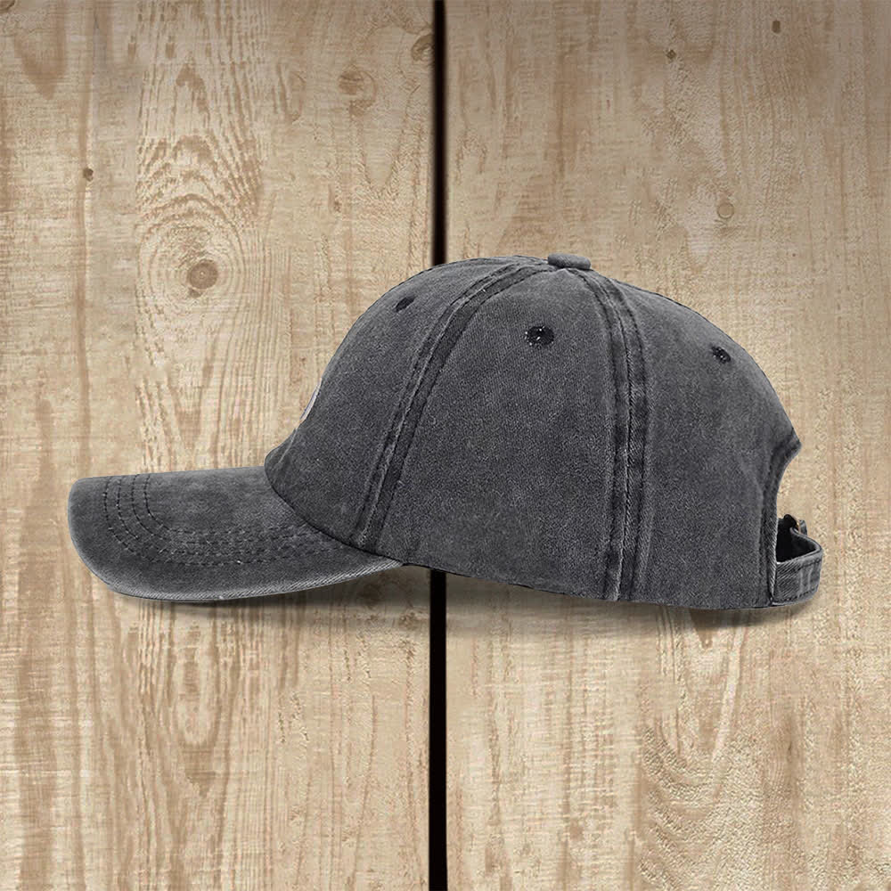Christianartworkshop Doing My Best And Letting God Do The Rest Cross Letter Embroidered Classic Casual Hat - image 1