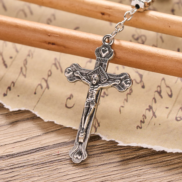 Christianartworkshop Pearl Bead Guadalupe Rosary with Engraved Storage Case: Token of Tender Heavenly Comfort - image 8