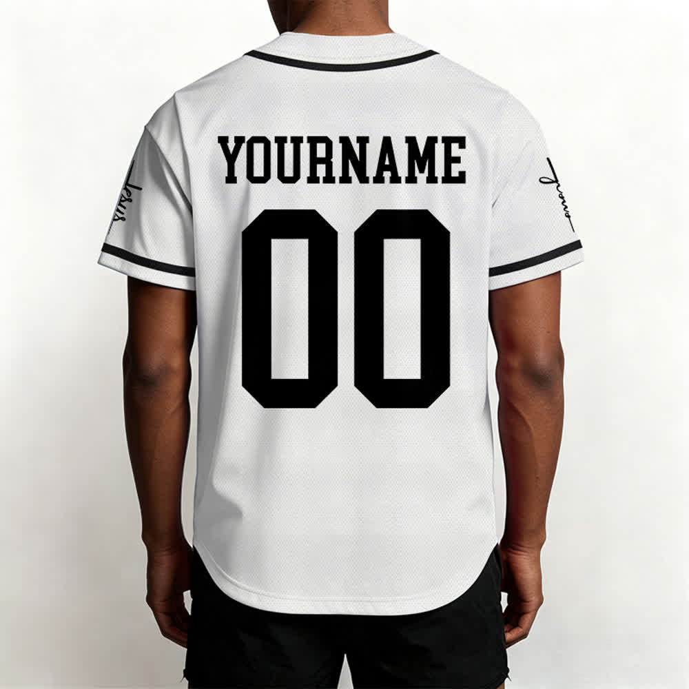 Christianartworkshop Bold Team Jesus Custom Name Number Unisex Custom Baseball Jersey - image 15