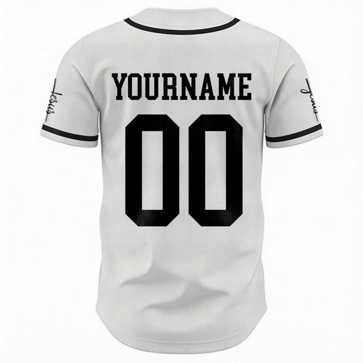 Christianartworkshop Bold Team Jesus Custom Name Number Unisex Custom Baseball Jersey - image 11