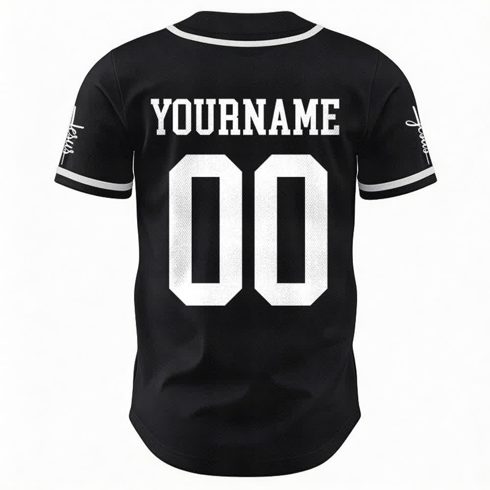 Christianartworkshop Bold Team Jesus Custom Name Number Unisex Custom Baseball Jersey - image 19