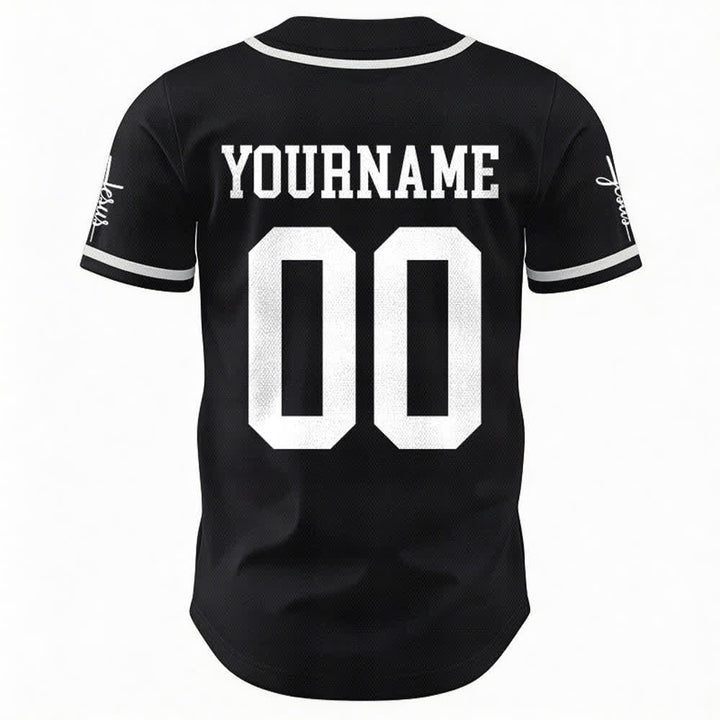 Christianartworkshop Bold Team Jesus Custom Name Number Unisex Custom Baseball Jersey - image 19